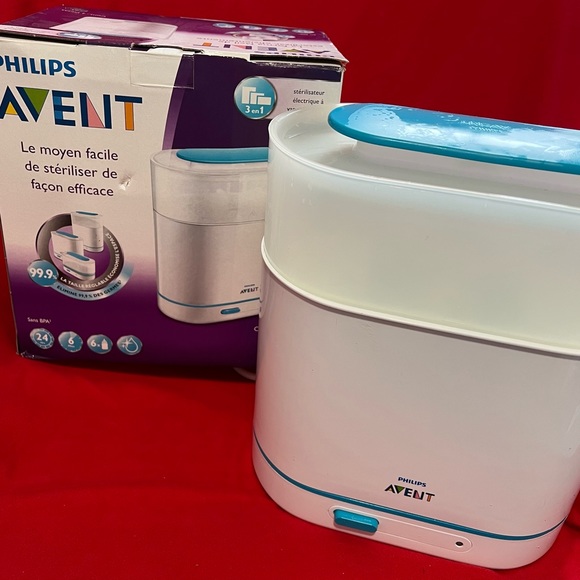 Philips Avent 3-in-1 electric steam sterilizer baby bottle sterilizer BPA free - Picture 3 of 5